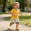 Cuentos para Niños Comercio Exterior Ropa Infantil al por Mayor Verano para Niños Pantalones Cortos Finos Odell Bebé Pantalones Harlan Estampados