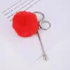 Nueva Hebilla de Bola de Pelo Cónica DIY, Llavero de Montañismo Peludo de Gama Alta, Colgante de Cuenta Educativo, Listo para la Venta