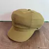 Gorra octogonal, gorra de pintor retro estilo coreano, estilo británico otoño/invierno, gorra de boina versátil, gorra de béisbol