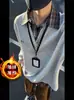 Camisa Casual Estilo Falso Duas Peças 2025 com Veludo e Espessamento para Homens e Mulheres, Tops Simples e Versáteis para Outono e Inverno, Tendência ao Ar Livre