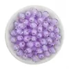 Cuentas Acrílicas Transparentes de 8 mm con Agujero Recto Color Interno Cuentas Redondas al por Mayor Pulsera de Cuentas DIY Cadena de Teléfono Móvil Accesorios de Joyería