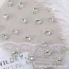 Hua Zi Cortado Fondo Abierto 6*8 Huevo de Paloma Forma de Oliva Apilados Pedrería, Translúcido y Iluminador, DIY Uñas de Lujo Ligero Bolas de Pedrería Cristal