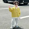 Conjunto de Sudadera para Niños Primavera y Otoño 2026 Nuevo Genial Atractivo Niño Casual Conjunto de Dos Piezas Ropa de Calle Estilo Primavera para Niños