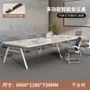Mesa de conferência, mesa longa, mesa simples moderna pequena para recepção, escritório, reunião, treinamento, mesa grande para sala de conferências com cadeiras, mesa longa