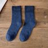 Calcetines gruesos de 52 g calcetines Terry para hombre cálidos calcetines de tubo para hombre y línea color sólido calcetines de algodón de invierno calcetines de toalla