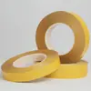 Cinta adhesiva de doble cara de película PET amarilla, alta viscosidad, transparente, sin residuos, para hardware electrónico, de origen directo de fábrica, troquelada y ranurada, cinta de alta temperatura