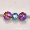 Clavo de pendiente con rosca interna de aleación de titanio F136, clavo para piercing de labio, paquete con taladro Hua Zi incrustado, adornos para piercing de aleación de titanio G23