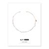 Chapado en Latón Oro Verdadero de 18K/Perla Verdadera Natural Europeo y Americano Lujo Ligero Elegante Nicho Exquisito Collar Pulsera Colocación para Mujeres