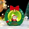 Presente de Natal criativo transfronteiriço novo produto Casa do Papai Noel luz noturna lâmpada de estrela de desenho animado fofa lembrança