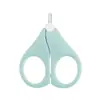 Cortauñas de Acero Inoxidable para Bebé, Tijeras para Niños, Tijeras Lindas con Cubierta Antipolvo, Cortauñas para Niños Pequeños, Tijeras para Bebé Anti-pellizco