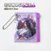 Bolsa de Caramelo Transparente con Brillo de PVC Almacenamiento de Insignias Guimei Exhibición Colgante Bolsa de Dolor Tarjetero Protector de Mijo