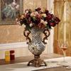 Accesorios para el Hogar Estilo Europeo, Adornos de Jarrón, Adornos Decorativos de Resina de Lujo Retro, Recipientes para Flores de Sala de Estar para Casa Nueva