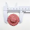 Nuevo Tela de Sombrero a Cuadros Rojos y Negros Joyería Accesorios Material para Manualidades Mayorista Juguetes Accesorios para Muñecas Venta al por Mayor en Stock