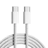 Adecuado para Cable de Datos Apple 17 Cable de Carga Typec de Doble Extremo 15 Cable Trenzado de Carga Rápida para Teléfono Móvil Cable de Datos C-C