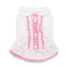 Ropa para mascotas Perro mediano y pequeño Primavera y verano Delgada Nuevo estilo Suministros para perros y gatos Ropa Vestido a rayas Ropa