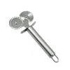 Juego de utensilios de cocina redondos de acero inoxidable: cortador de pizza, espátula, pelador, prensa de ajos, utensilios para hornear, cuchara para helado