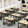 Juego de Mesa y Sillas para Comedor Mesa de Desayuno Comercial para Comedor Mesa y Sillas para Restaurante Mesa y Sillas Especiales para Restaurante de Comida Rápida