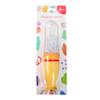 Inglês cartão bebê pasta de arroz mamadeira bebê silicone alimentação mamadeira squeeze colher crianças suplemento alimentar mamadeira pasta de arroz colher