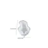 Molde de silicona para resina epoxi de gota de cristal DIY, joyería, horquilla para el cabello, accesorios para el cabello, horquilla hecha a mano, joyería, molde de silicona, producción de personalidad