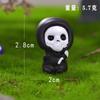 Novidade Transfronteiriça Coelho Fantasma Ceifador Halloween Figurinhas Fofas Acessórios para Decoração DIY Decorações para Mini Paisagem de Mesa
