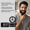 La Crema para el Cuidado de la Barba para Hombre EAST MOON es ligera en textura, refrescante y suave, proporcionando brillo y suavidad diarios para el mantenimiento de la barba.