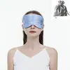 Máscara de Dormir de Seda Personalizada, Faixa de Cabelo, Bolsa de Armazenamento com Cordão, Máscara de Dormir de Seda de Amora Bloqueadora de Luz e Não Bloqueadora de Olhos Souvenir