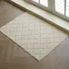 Felpudo moderno minimalista de alta gama para entrada, alfombra antideslizante resistente al desgaste para recibidor de casa, alfombrilla para dormitorio y estudio