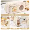 Estuche para Lápices Transparente Desmontable de Gran Capacidad y Múltiples Niveles, Bolsa de Papelería Multifuncional y Elegante para Estudiantes de Primaria y Secundaria, Venta al por Mayor