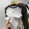 Camiseta Térmica de Manga Larga para Niñas Otoño 2025 Nueva Elegante Cuello Redondo Prenda Interior y Exterior para Niños Mayores Para Vestir en Capas