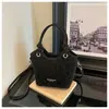 Bolso de Mano Estampado de Leopardo para Mujer 2025 Nuevo de Moda Otoño Invierno Nicho Lujo Ligero Tacto de Alta Gama Bolso de Mano Bolso de Hombro Bolso Cruzado Tipo Cubo