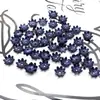 Concha de imitación ABS nacarada flor de loto de ocho pétalos soporte para flores de loto abanico para grupo de novias horquilla antigua DIY pendientes columpio corsage