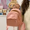 Bolsa Pequeña Estilo Coreano Ins para Mujer, Mochila Pequeña de Compras Viaje para Estudiantes, Mini Mochila Ligera Versátil Casual