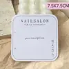 Em estoque Rosa em relevo com embalagem de cartão de unha display de cartão para nail art design de rótulo de fundo tridimensional de alta qualidade atacado