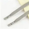 Cabo Plano de Poliéster-Algodão de 1cm, Cordão Colorido para Capuz, Cordão Versátil Casual para Cintura, Conjunto de Duas Peças em Liga com Sino, Em Estoque