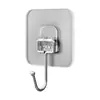 Gancho de Alambre con Adhesivo Fuerte, Montaje en Pared sin Taladro, Gancho Adhesivo sin Rastro, de Alta Resistencia, Adecuado para Uso en Dormitorio, Baño y Cocina