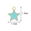 Accesorios de Joyería Transfronterizos Estilo Chanel con un Toque de Lujo, Joyería Hecha a Mano DIY con Forma de Estrella, Accesorios de Joyería DIY de Esmalte de Alta Calidad