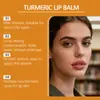 Protetor Labial de Cúrcuma Hidrata e Suaviza a Textura da Pele dos Lábios, É Sedoso e Não Grudento, e Proporciona Hidratação e Cuidado Diários