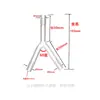 Material de vidrio Tubo de conexión de vidrio tipo TY, T de vidrio, adaptador de tubo de conexión de tres vías, tubo de conexión de laboratorio