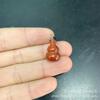 Colgante de calabaza Fu Lu de piedra semipreciosa amatista ojo de tigre natural de 20 mm, collar DIY, accesorio de joyería para horquilla antigua