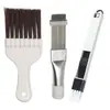 Set Combinado de Cepillos Yunbei, Peine Fino, Set de Peines para Ranuras de Ventana, Set de Cepillos de Limpieza de Cerdas Marrones, Cepillo Limpiador de Condensador