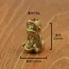 Nuevo colgante de cuerda de paraguas tejida con forma de múltiples animales de latón creativo DIY para bolsa, linterna, hebilla colgante, joyería al por mayor