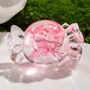 Creativos Caramelo Flores Secas en Aceite Botella de Arena Movediza Adornos Al por Mayor Llavero Acrílico Accesorios Bolsas Colgantes Pequeños Puestos