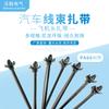 Amarre de cable con cabeza de avión material de nailon pa66 una variedad de especificaciones amarre de cable para arnés de cableado automotriz amarre de cable grande precio excelente