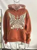 AliExpress 2026 Otoño/Invierno Nuevo Sudadera con Capucha Estampada Estilo Callejero Americano Moda Gótica Holgada