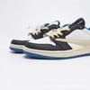 Putian aj1 Hiroshi Fujiwara Tripartite Joint Lightning Barb Masculino Preto Samurai Feminino Preto e Branco Panda Verde Oliva Tênis de Basquete