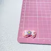 Laço de Flor Fofo Feito à Mão DIY Cola de Creme Capa de Celular Adorno de Cabeça Grampo de Cabelo Joia Acessórios de Resina Atacado