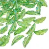 Kit de Materiales para Pulsera, Collar, Joyería Hecha a Mano DIY, Cuentas de Plumas Acrílicas de Colores Transparentes
