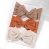 Venta Caliente Transfronteriza Accesorios para el Cabello de Ala Ancha para Niños Set de Accesorios para el Cabello con Lazo de Tela Diadema de Alta Elasticidad para Niños