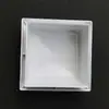 Artículos en stock tapa superior de barandilla de PVC tapa superior de poste tapa cuadrada en poste de barandilla accesorios para postes de valla de acero-plástico fabricante venta al por mayor
