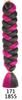 Peluca de trenza grande de color de comercio exterior xpression trenza sucia negra africana fibra química trenza grande